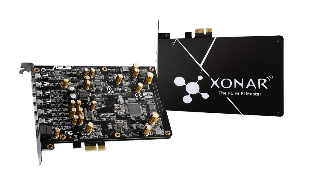 ASUS Xonar AE, 7.1 canaux, Interne, 32 bit, 110 dB, PCI-E