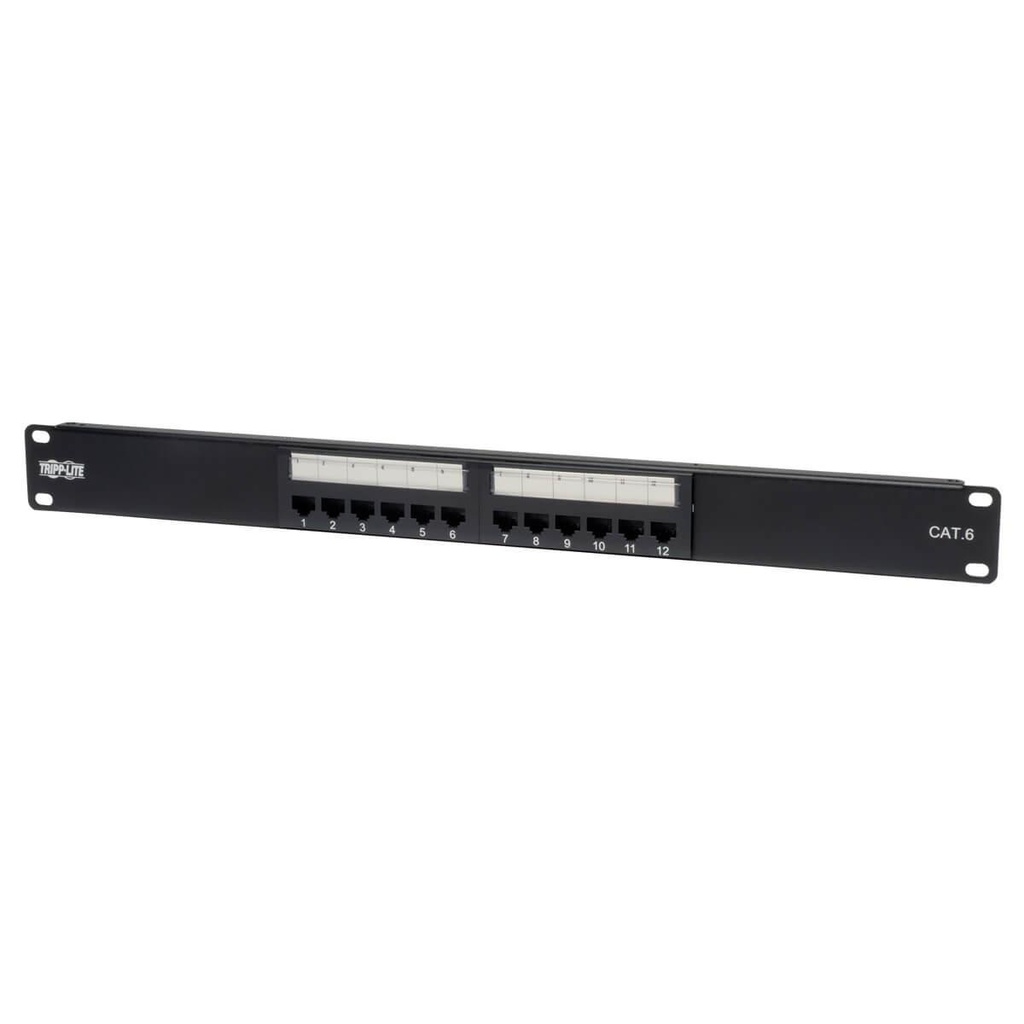 Tripp Lite 1U, Cat6/5, RJ-45, 19" (N252-012)