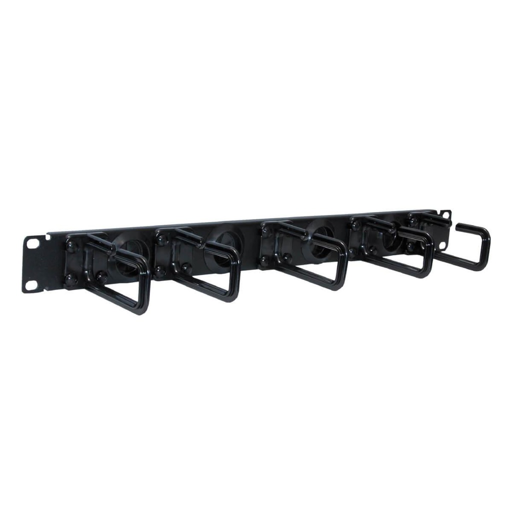 Tripp Lite SmartRack 1U Horizontal Cable Manager - Flexible ring type