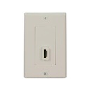 Tripp Lite Plaque murale passe-système d'envoi/réception HDMI, blanc (F/F)