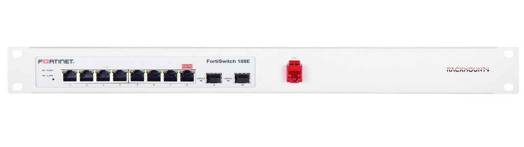 Rackmount.IT 1U, 44 x 482 x 217mm, 1 x RJ-45, f/ FortiSwitch 108E (RM-FR-T12)