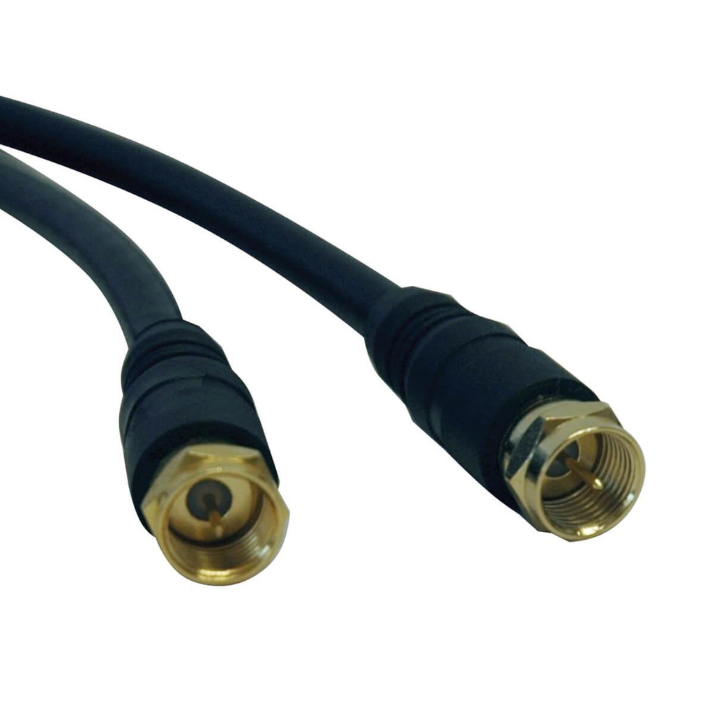 Tripp Lite A200-012, 3,6 m, F-TYPE M, F-TYPE M, Noir