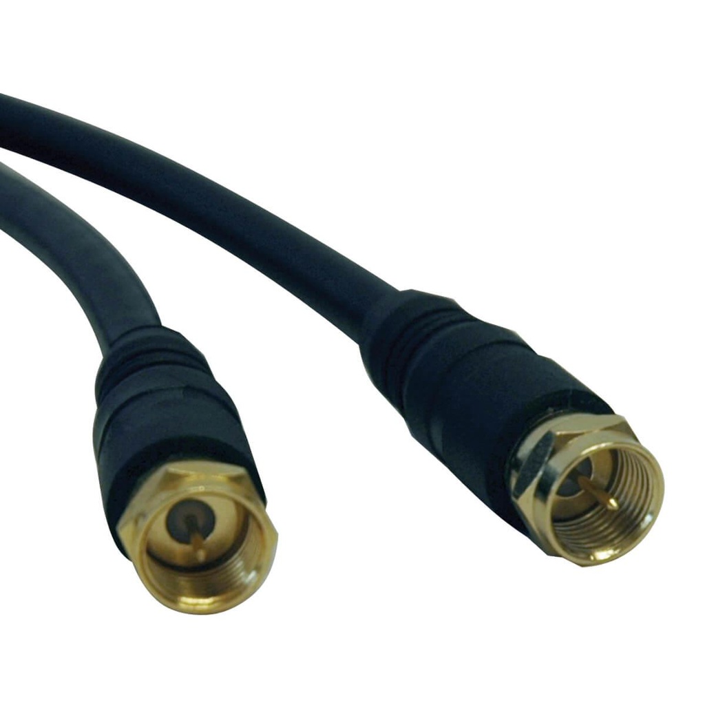 Tripp Lite RG59 Coax Cable with F-Type Connectors, 6 ft. (1.83 m) (A200-006)