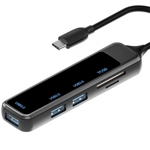 Hub USB 3.1 Type C vers USB 3.0 3 ports USB avec lecteur de cartes