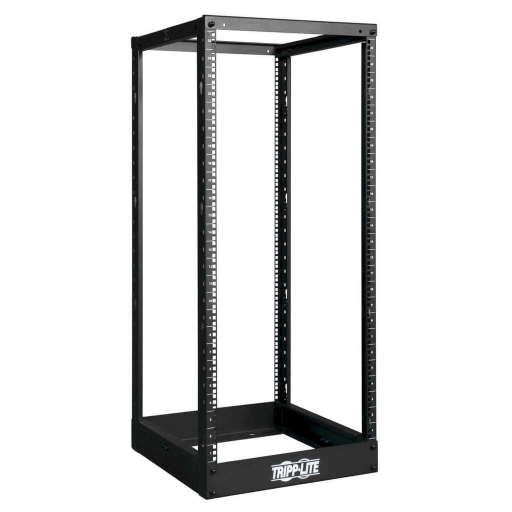 Tripp Lite SR4POST25, Rack autonome, 25U, 453,6 kg, 20,4 kg, Noir