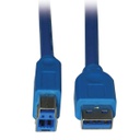 Tripp Lite USB 3.2 Gen 1 SuperSpeed Device Cable (A to B M/M), 3 ft. (0.91 m)