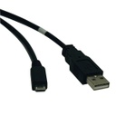 Tripp Lite USB 2.0 Hi-Speed A to Micro-B Cable (M/M), 3.05 m (U050-010)