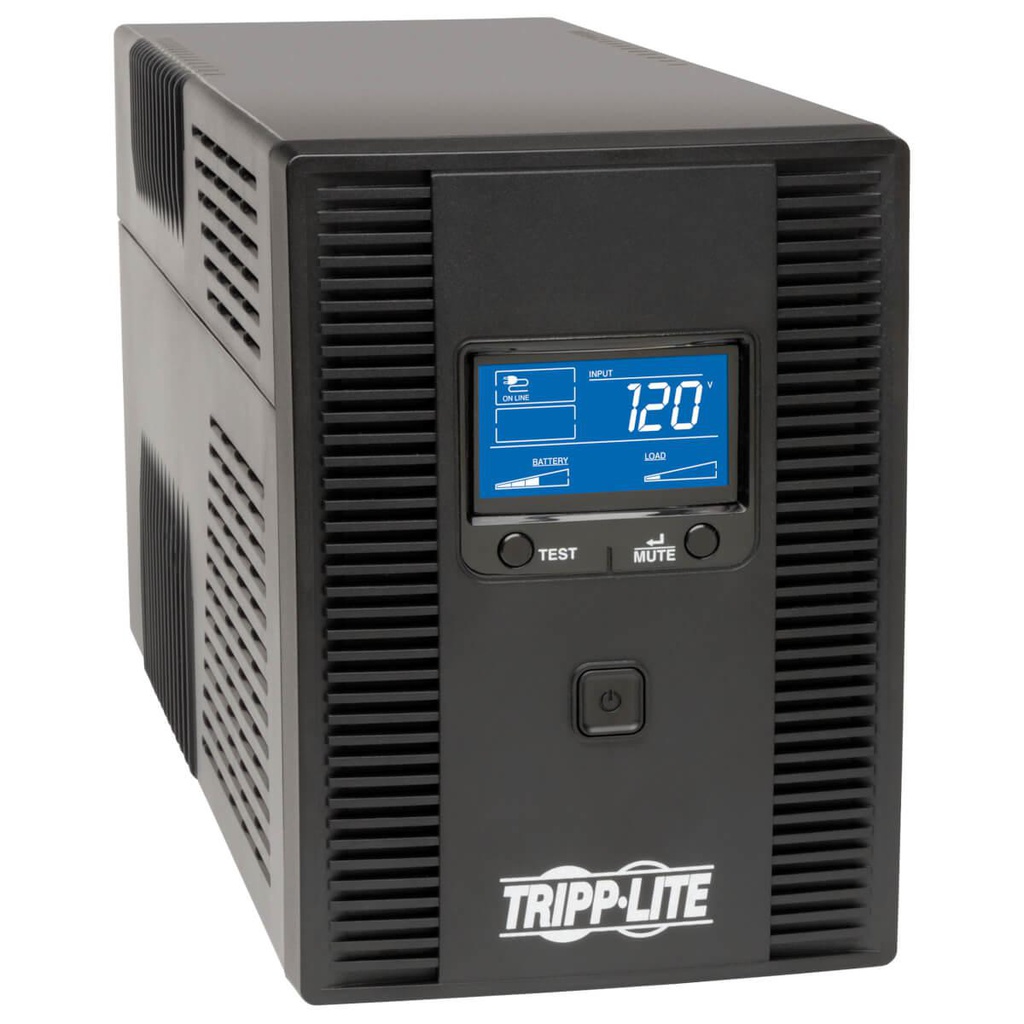 Tripp Lite OmniSmart, 810W, 1500VA, 120V AC, 50/60Hz, 15A, LCD, 650J