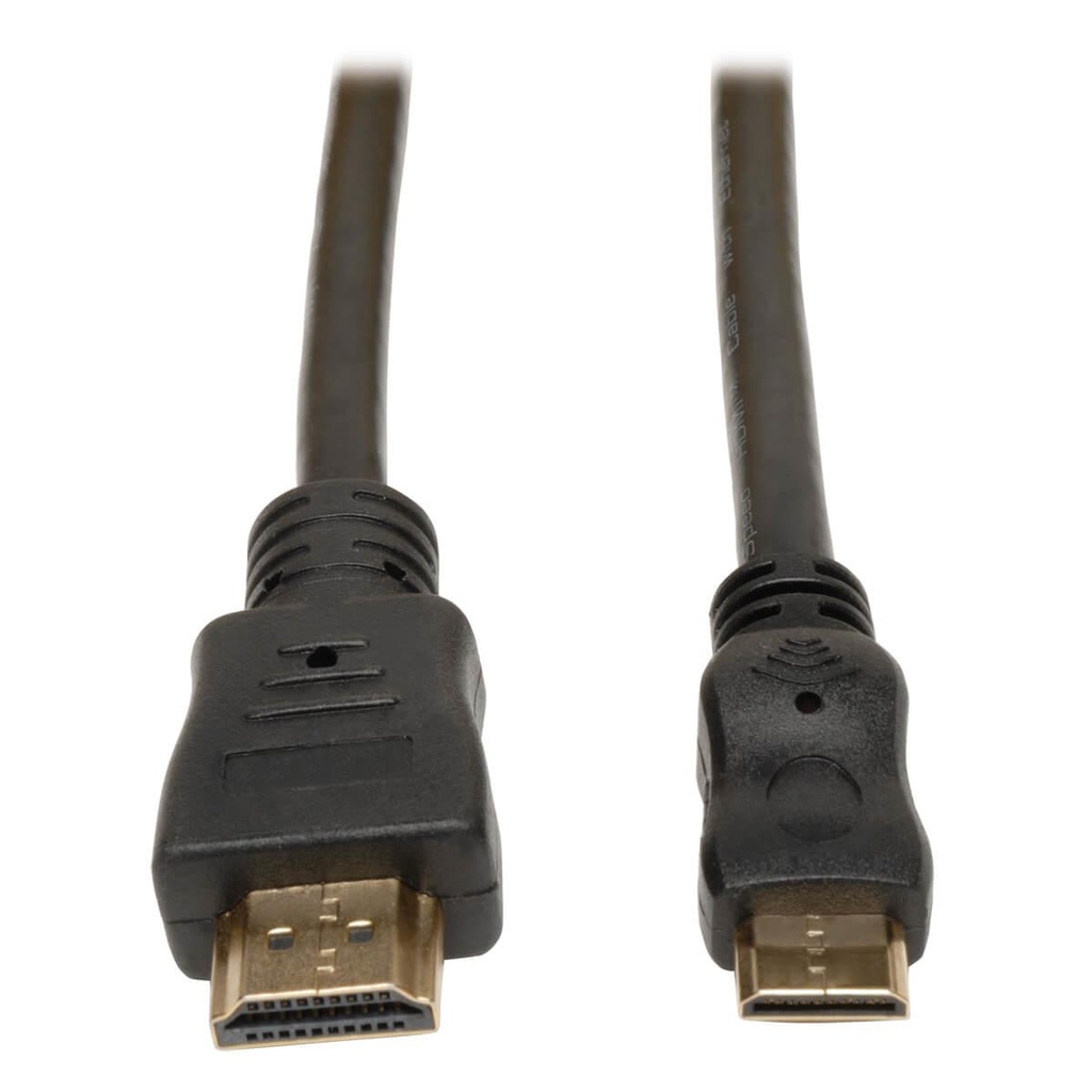 Tripp Lite Câble HDMI vers Mini HDMI haute vitesse avec Ethernet (M/M), 3 pieds