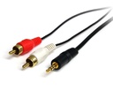 StarTech.com Câble audio stéréo de 1 m - Mâle 3,5 mm vers mâle 2 x RCA
