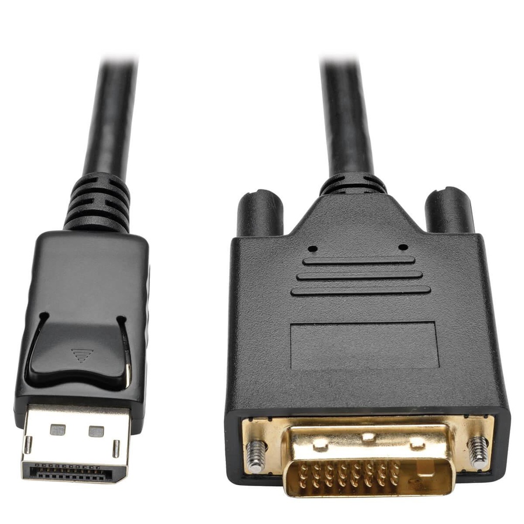 Tripp Lite P581-003-V2, 0,91 m, DisplayPort, DVI-D, Mâle, Mâle, Or