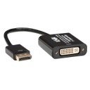 Tripp Lite P134-06N-DVI-V2, 0,15 m, DisplayPort, DVI-I, Mâle, Femelle, Or