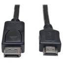 Tripp Lite Câble adaptateur DisplayPort vers HDMI (M/M), 20 pieds (6,1 m)
