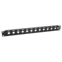Tripp Lite N062-012-KJ, Noir, Montage de rack, 1U, 482,6 mm, 43,2 mm, 12,7 mm