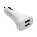 Tripp Lite Dual-Port USB Car Charger for Tablets and Cell Phones, 5V 4.8A (24W)