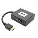 Tripp Lite Adaptateur HDMI vers VGA et audio, 15,2 cm (6 po), noir, TAA