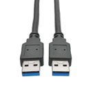 Tripp Lite Câble A/A USB 3.0 SuperSpeed (M/M), noir, 3 pieds (U320-003-BK)