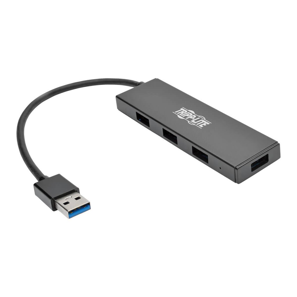Tripp Lite 4-Port Ultra-Slim Portable USB 3.0 SuperSpeed Hub (U360-004-SLIM)