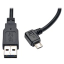 Tripp Lite UR05C-003-RB, 0,91 m, USB A, Micro-USB B, Mâle/Mâle, Noir