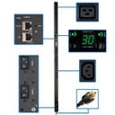 Tripp Lite PDUMV30HVNETLX, Switched, 0U, Single-phase, Vertical, Metal, Black