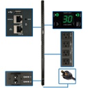 Tripp Lite PDUMV30NETLX, Commutable, 0U, Monophasé, verticale, Noir, LCD