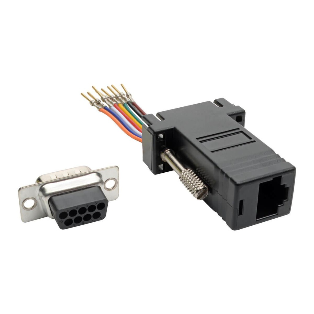 Tripp Lite DB9 to RJ45 Modular Serial Adapter (M/F), RS-232, RS-422, RS-485