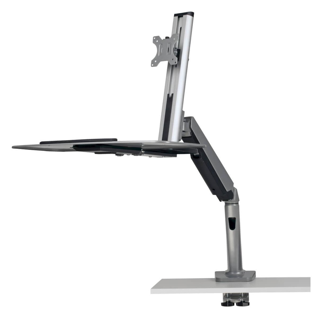 Tripp Lite WorkWise Desk-Mounted Workstation, Single Display (WWSS1332C)