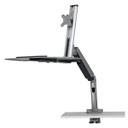 Tripp Lite WorkWise Desk-Mounted Workstation, Single Display (WWSS1332C)