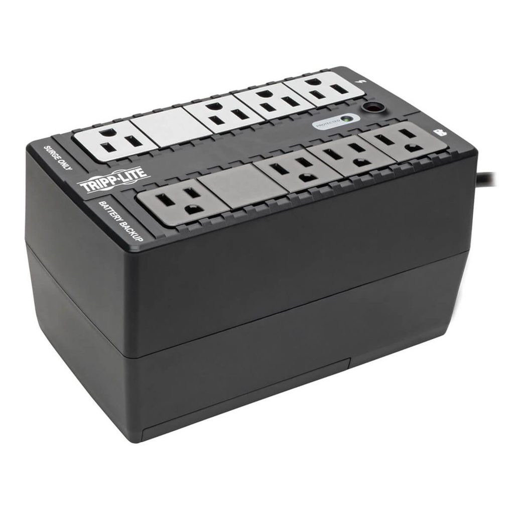 Tripp Lite BC500, Veille, 0,5 kVA, 260 W, Sinus, 110 V, 120 V