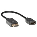 Tripp Lite P136-001, 0,3 m, DisplayPort, HDMI, Mâle, Mâle, Droit