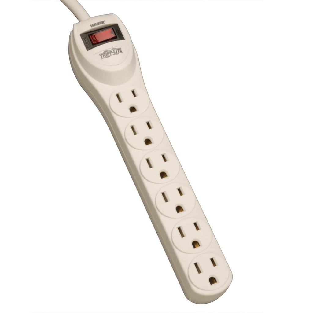 Tripp Lite PS6, Chine, 43,2 mm, 240 mm, 30,5 mm, 350 g, 50,8 mm (PS6-TL)