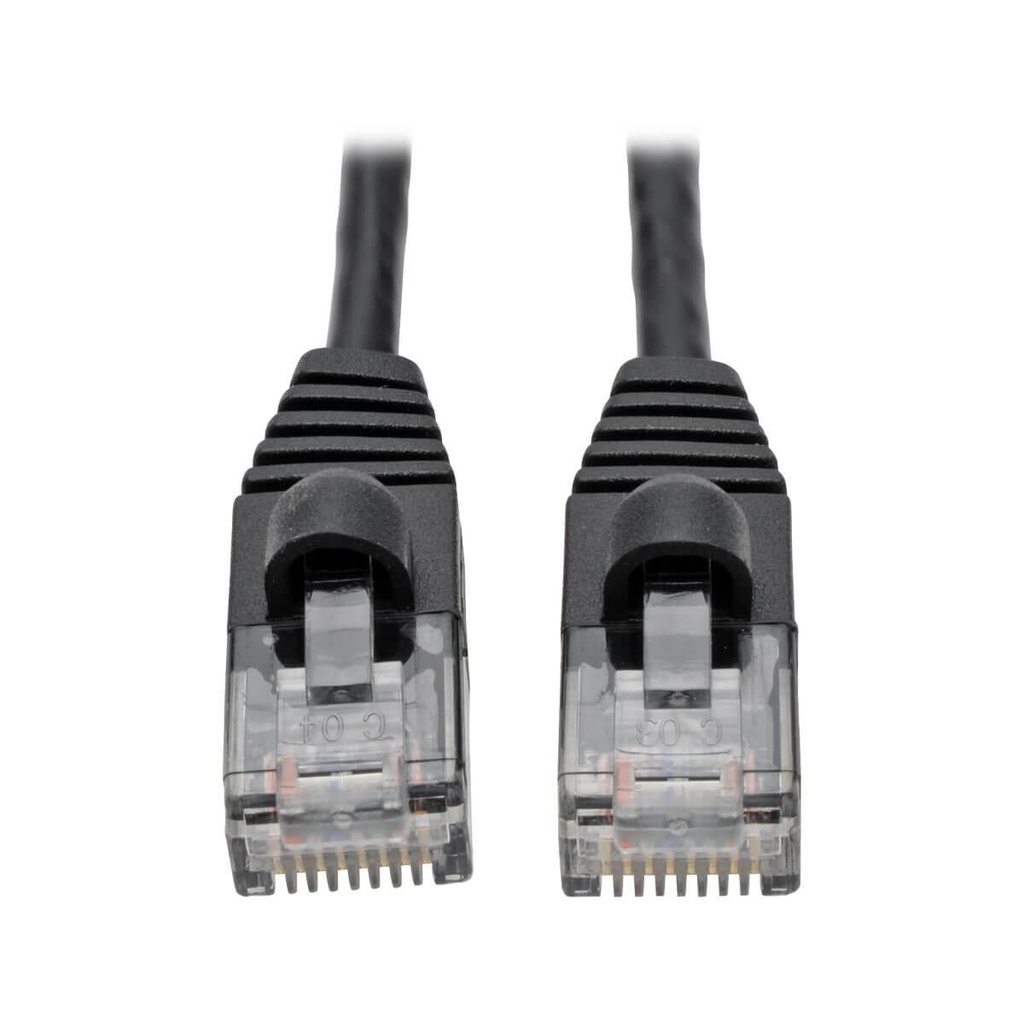 Tripp Lite N261-S03-BK, Cat6a, U/UTP (UTP), RJ-45, RJ-45