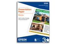 Epson Presentation Paper Matte - 8.5&quot; x 11&quot; - 100 Sheets printing paper