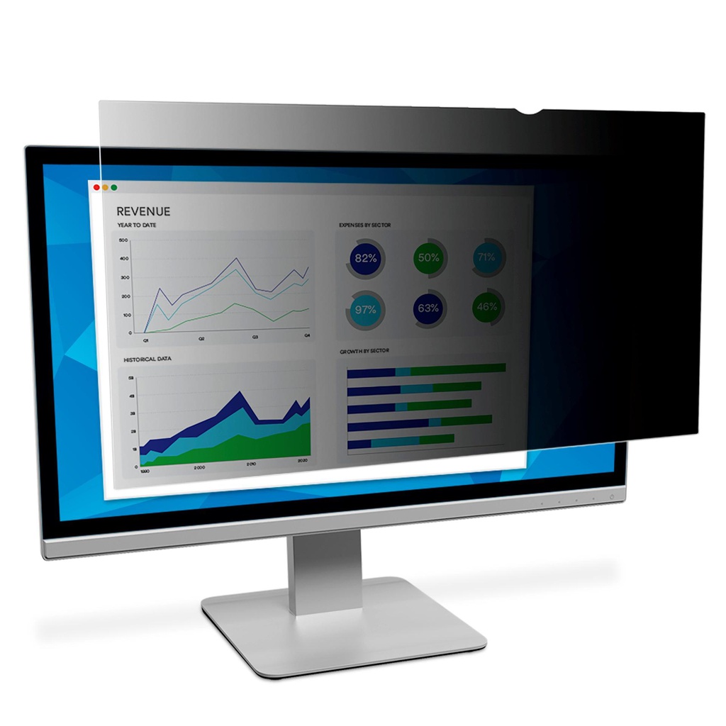 Filtre de confidentialité 3M pour moniteur à écran panoramique 27" (PF270W9B)