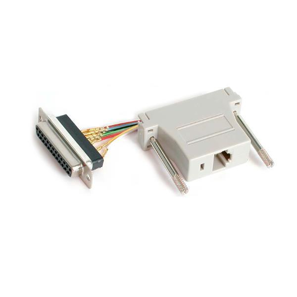 Adaptateur modulaire StarTech.com DB25 vers RJ45 - F/F (GC258FF)