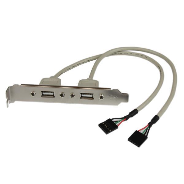 StarTech.com Adaptateur de plaque femelle 2 ports USB A (USBPLATE)