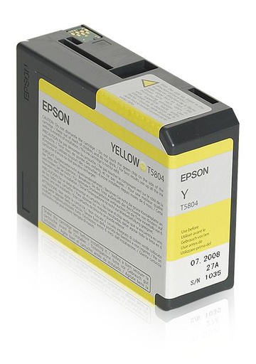 Epson Encre Pigment Jaune SP 3800/3880 (80ml) (T580400)