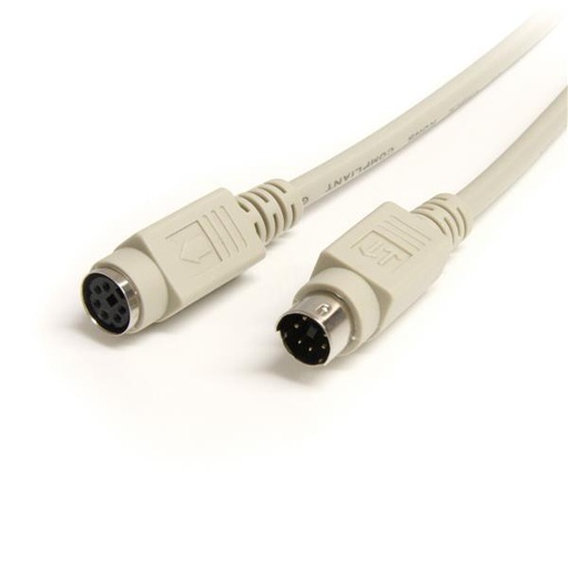 StarTech.com Câble d'extension pour clavier ou souris PS/2 de 1,8 m - M/F