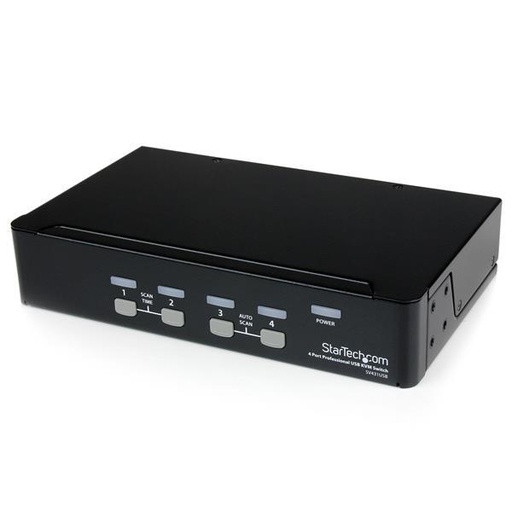 StarTech.com 4 Port Professional VGA USB KVM Switch with Hub (SV431USB)