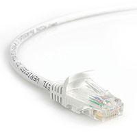StarTech.com 3 ft White Snagless Category 5e (350 MHz) UTP Patch Cable, 0,91 m