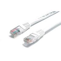 StarTech.com 1 ft White Molded Category 5e (350 MHz) UTP Patch Cable