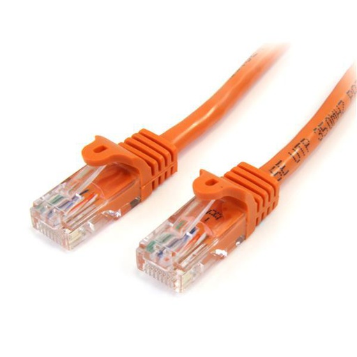 StarTech.com 6 ft Orange Snagless Category 5e (350 MHz) UTP Patch Cable, 1,83 m
