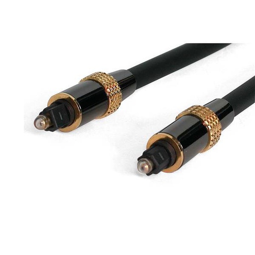 StarTech.com 20 ft /6m Premium Toslink Digital Optical SPDIF Audio Cable