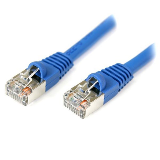 StarTech.com Câble réseau de câble de raccordement STP de catégorie 5e (350 MHz) blindé bleu (sans accroc) de 0,9 m