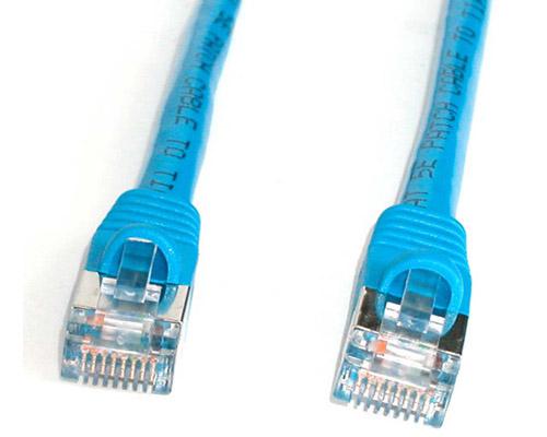StarTech.com Câble de raccordement réseau STP de catégorie 5e (350 MHz) blindé bleu (sans accroc) de 7 pieds