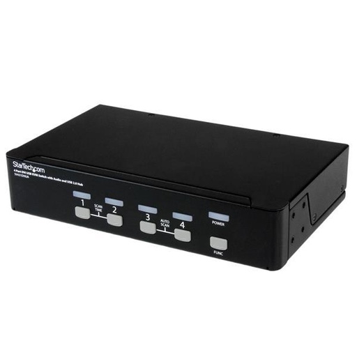 StarTech.com Commutateur KVM USB DVI 4 ports avec audio et concentrateur USB 2.0