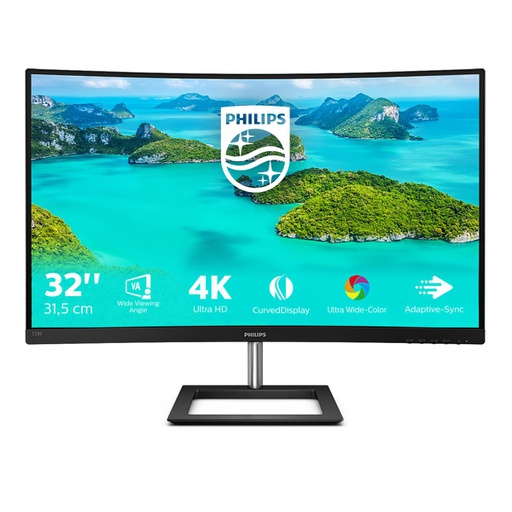 Philips Moniteur LCD incurvé avec Ultra Wide-Color E-line (328E1CA)