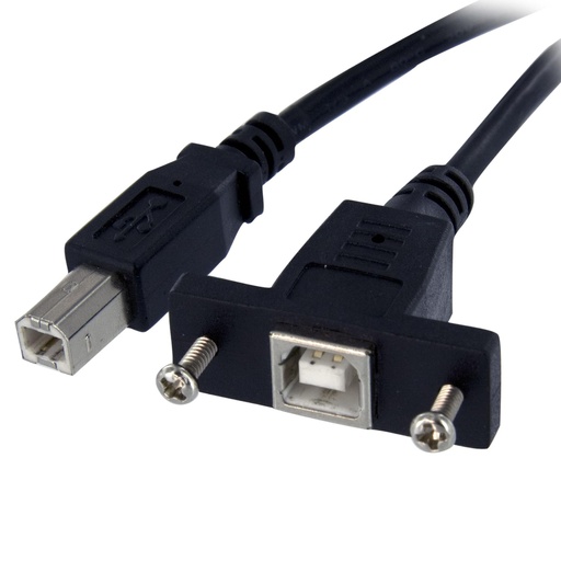 StarTech.com Câble USB 30 cm monté sur panneau B vers B - F/M (USBPNLBFBM1)