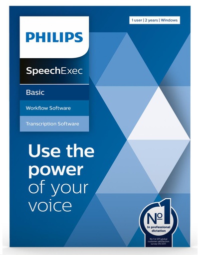 Philips LFH4622 Transcription de base SpeechExec, abonnement de 2 ans
