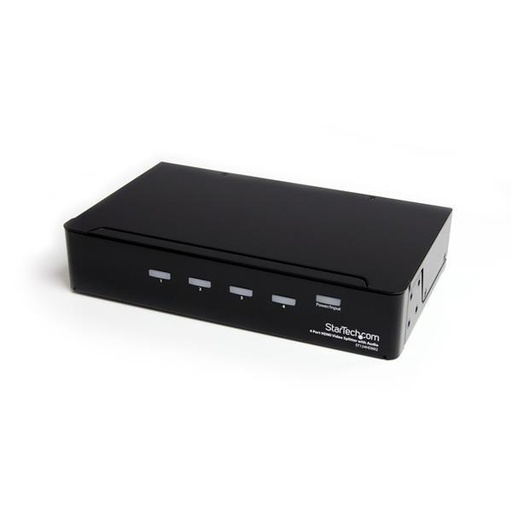 StarTech.com 4-port HDMI splitter and signal amplifier (ST124HDMI2)